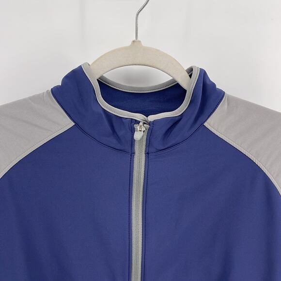 Peter Millar Zephyr light weight performance athletic golf full zip jacket sz S - Picture 2 of 7